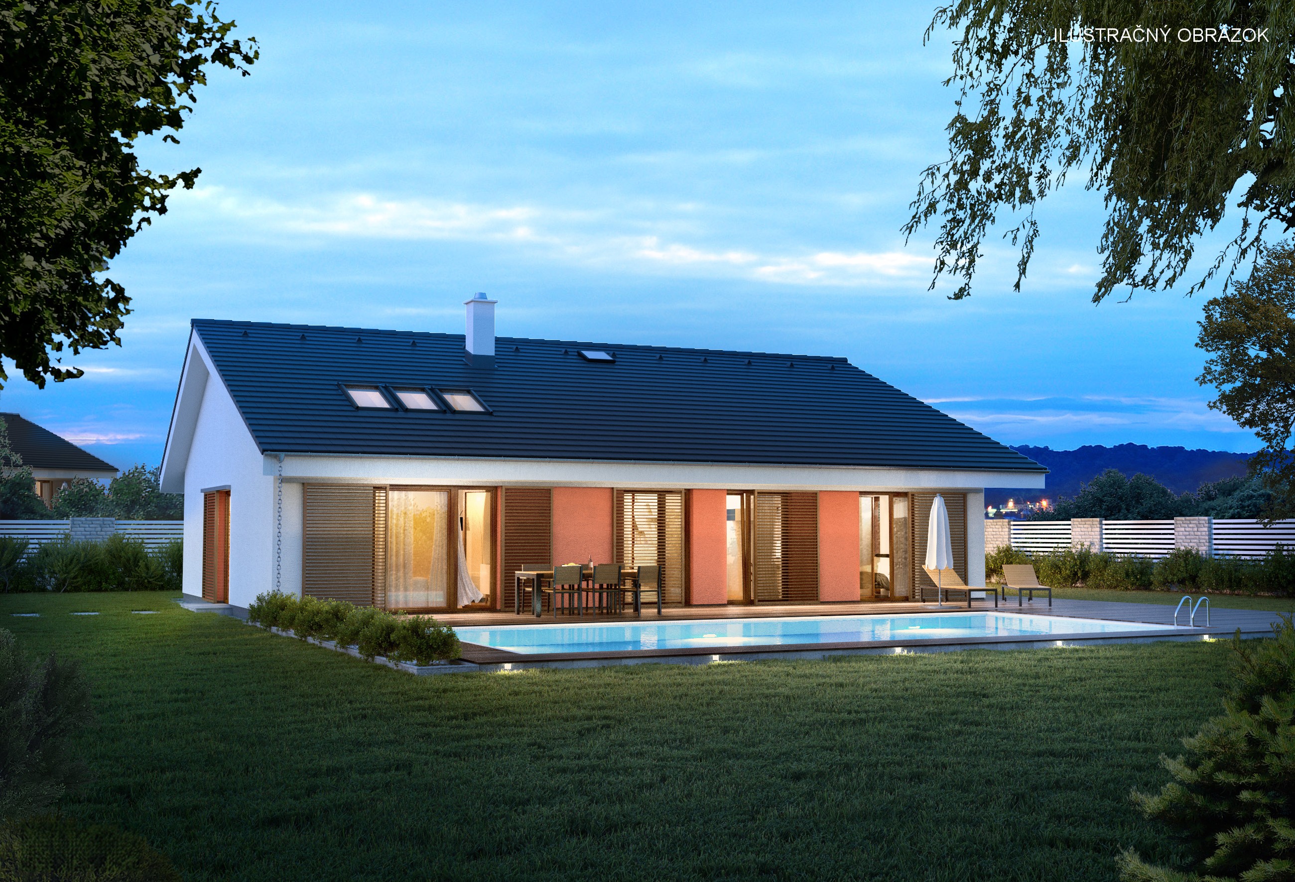 QE Signature 125 – vlajkový model – rodinný dom 122.9 m² na kľúč, QE4DOMY Nitra